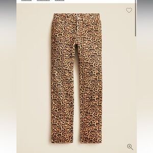 J.Crew Leopard Slouchy Jean in 1984 Rigid - Style CF124 - 27